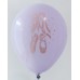 Purple Standard Ballerina Printed Balloons
